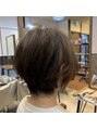 アグ ヘアー セント 鹿児島中央駅2号店(Agu hair st.) ショートボブ×グレージュ