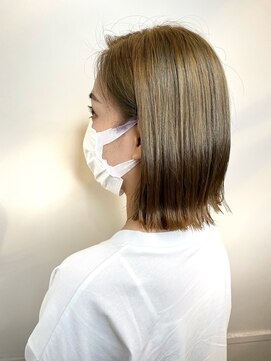 リプク(Rip-Ku18) 【四ツ橋】オリーブベージュ×酸熱トリートメント