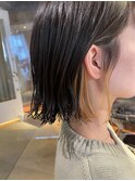 guest snap ボブ×インナーカラー