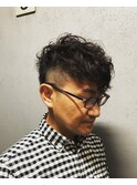 イケイケスパイラルパーマ　新橋　理容室　床屋　日比谷