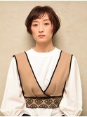 【snob rico.】【高槻】柔らかピンクブラウン×マッシュショート