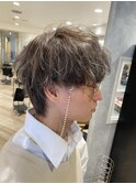 シルバーベージュ マッシュウルフ  k