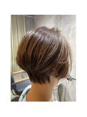 髪質改善/アッシュカラー/ショートボブ/大人ショート/大倉山