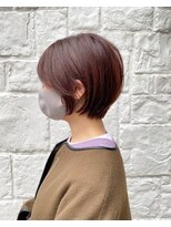 ラミ(L'ami)&nbsp;大人丸みショート/艶髪チェリーブラウン/絶壁解消