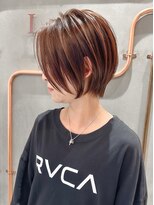 ロンド エスポワール 錦糸町(Lond espoir)&nbsp;斜めバングデザインカラーシルキーベージュ【錦糸町/ショート】