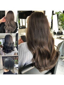 ブレンド 渋谷(BLend) ハイライトカラーマチルダボブインナーグレージュ前髪