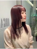 カシスカラー×姫カット