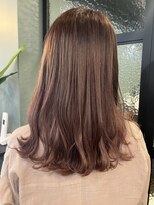 アリーマーケットリル(ALLEY MARKET lil) モーブブラウン/ミディアムロング/30代40代/ハイトーンベース