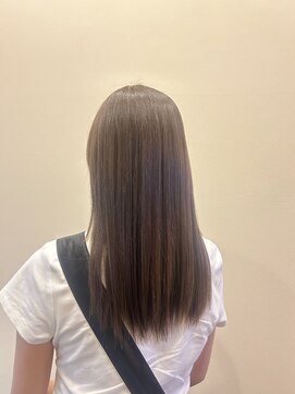 ヘアーアンドスパ アン コントゥール(hair&spa an contour) cut color straight