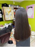 《髪質改善TR×ストレートロング》