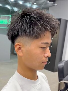 エルマーク 枚方(L-MARK) スパイキーショートザクザクショートアップバングツーブロック