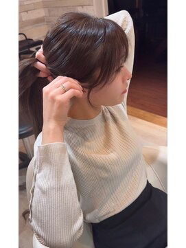マーリャヘアー(mallia hair) レイヤースタイルレイヤーカットロングレイヤー小顔スタイル