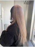【前髪ちょいデザイン】秋山限定ホワイトベージュ×BLACK♪