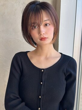 アフロート ルヴア(AFLOAT RUVUA) みねスタイル♪ 似合わせ ショート ボブ 30代 40代 小顔 新宿