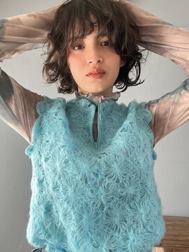 マグノリア(MAGNOLIA) レイヤーボブのミニウルフパーマ