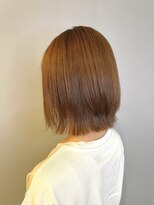 ブロッサム 東久留米店(Blossom)&nbsp;20代30代大人可愛いアッシュベージュくびれボブ耳掛け透明感