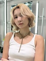 ノラジャーニー(NORA Journey)&nbsp;上田/かきあげ前髪顔周りレイヤーカットボブレイヤー海外風