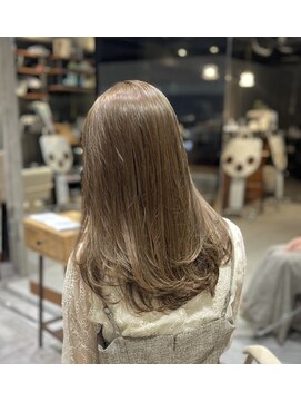エッセ 大阪梅田茶屋町店(esse) 【梅田】ブリーチなしダブルカラーで作るオリーブベージュ