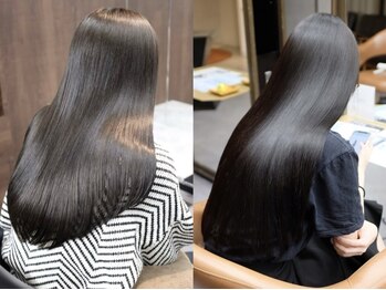 ソワン ドゥ ブレス セルン コフレ 心斎橋(soin de brace cerne X coffret)の写真/「手触り」「ツヤ感」「持続力」で選ばれる最高級トリートメント。【心斎橋/髪質改善】