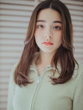 リュープリエ 笹塚(Lieu plie) 重ためカットベース/ワンカールスタイル/ナチュラルブラウン