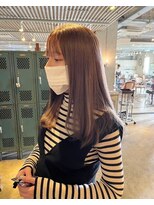 髪質改善と縮毛矯正の専門店 サンティエ(scintiller)&nbsp;明るめベージュ