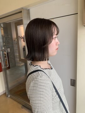 スーリール 小倉店(Sourire) 切りっぱなしボブ