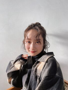  fit stand 千葉/ショートボブ/カット/パーマ/ダブルカラー/トリートメント/縮毛矯正 イメチェン/ピンクベージュ/アンブレラカラー[千葉]