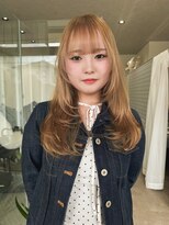 トーン(TONE)&nbsp;milk tea beige×layercut