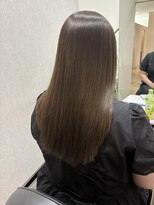 ヴィオラカラー(VIOLLA COLOR) 縮毛矯正×オリーブブラウン