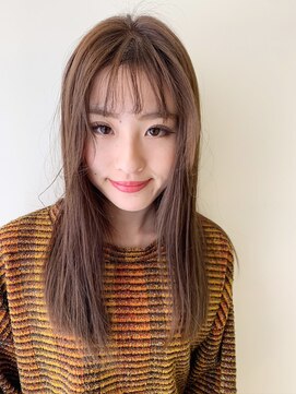 ハナレ(hanare) 大人可愛いシースルーバング　清須　髪質改善
