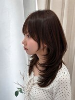 キャリー(Caly)&nbsp;大人ハッシュカット/バタフライレイヤー/外国人風/韓国風