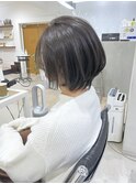 【Owll】大人ふんわりショートボブ　グレージュカラー