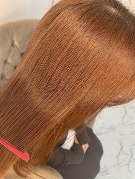 エスカーラ 表参道(THE ESCALA) オレンジベージュ×髪質改善トリートメント 【タビラマユミ】