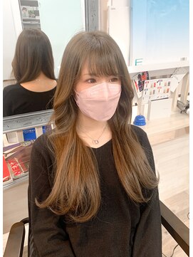 フリーダムメルシー(freedom Merci) ■韓国風 ロングヘア グレージュ