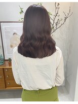 ヘアー アイス カンナ(HAIR ICI Canna) ブリーチなし艶ピンクで春カラー！