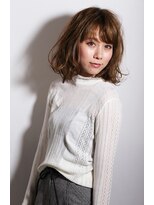 アディクト 東陽町西口(addict)&nbsp;アッシュベージュ＿韓国風ヘア＿ミディアムカール［東陽町］