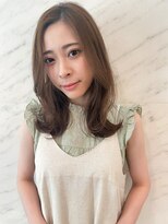 ソワリー 栄(THOiRY)&nbsp;大人可愛い20代30代40代小顔艶髪簡単スタイリングふんわりカール