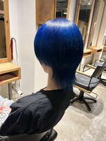 へアサロンアンドカフェガーデン(hair salon&cafe GARDEN)&nbsp;ダブルカラー/ケアブリーチ/髪質改善トリートメント003/ネイビー