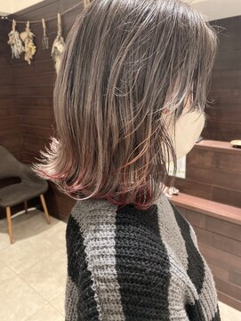 ジャム(Jam) まろやかグレージュ×裾デザインカラーでお洒落に★中村大輔