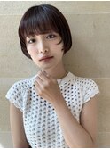 マッシュショート/前上がりショート/顔周りカット/レイヤー/銀座
