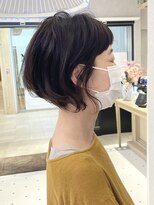 ザザ シンジュク(ZA/ZA shinjuku) 前下がりボブ×パーマ