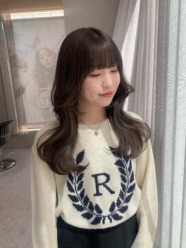 ボタン テンジン(VOTAN tenjin) オリーブベージュ/顔周りカット/韓国ヘア/天神