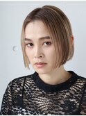 大人ボブ【ハイトーンローライト】