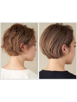 ハイライト・バレイヤージュで立体感のある上品な仕上がりの印象で大人の女性に―。白髪ぼかしも◎