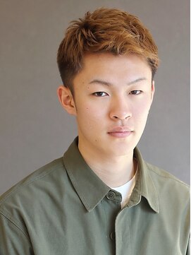 ポルテオムプレス(PORTE HOMME PRES) 刈り上げアップバングハイトーン