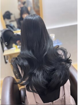 プアメリア 名古屋(Puamelia) ブリーチなしダブルカラー／レイヤーカット