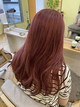 アリスバイブランニューリブ 難波店(ALICE by Brandnew×LIV) 難波美容室　大人気の赤髪！　ブリーチカラー/レッドカラー