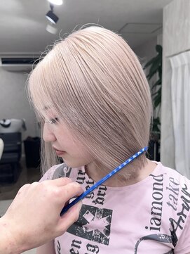セレーネヘアーレイズ 梅田店(Selene hair Raise) ベージュ×髪質改善×ケアブリーチ