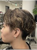 スパイキーショート/ジェットモヒカン/ショートバング/men's
