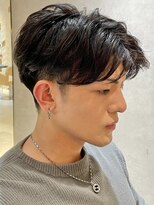 カインド 南青山(hair&make up KIND) 刈り上げセンターパートニュアンスデザイン刈り上げショート